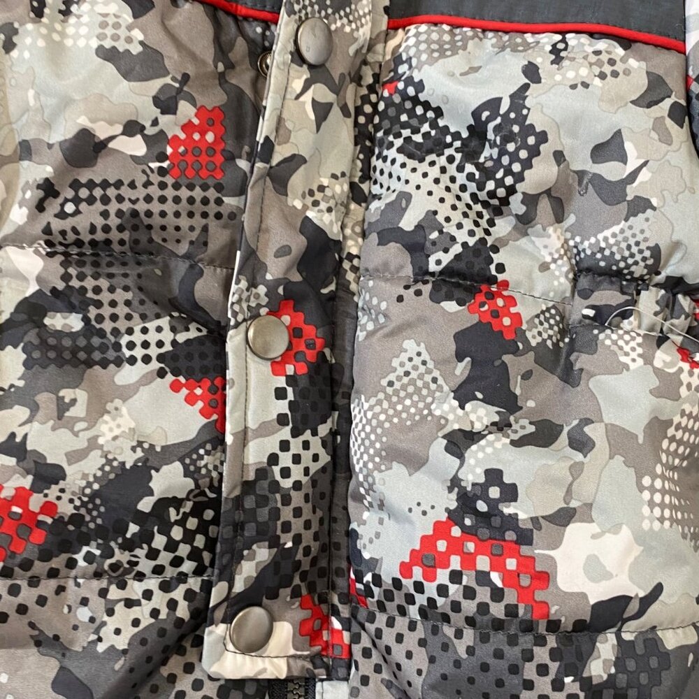 Wippette Baby Boys Camo Snowsuit W/ Hood Fur Trim & Footed Design Size 6-9 Month - Picture 4 of 11